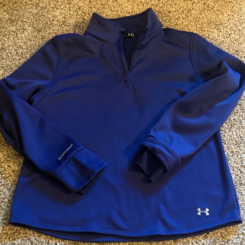 Under Armour Royal Blue Quarter-Zip Top